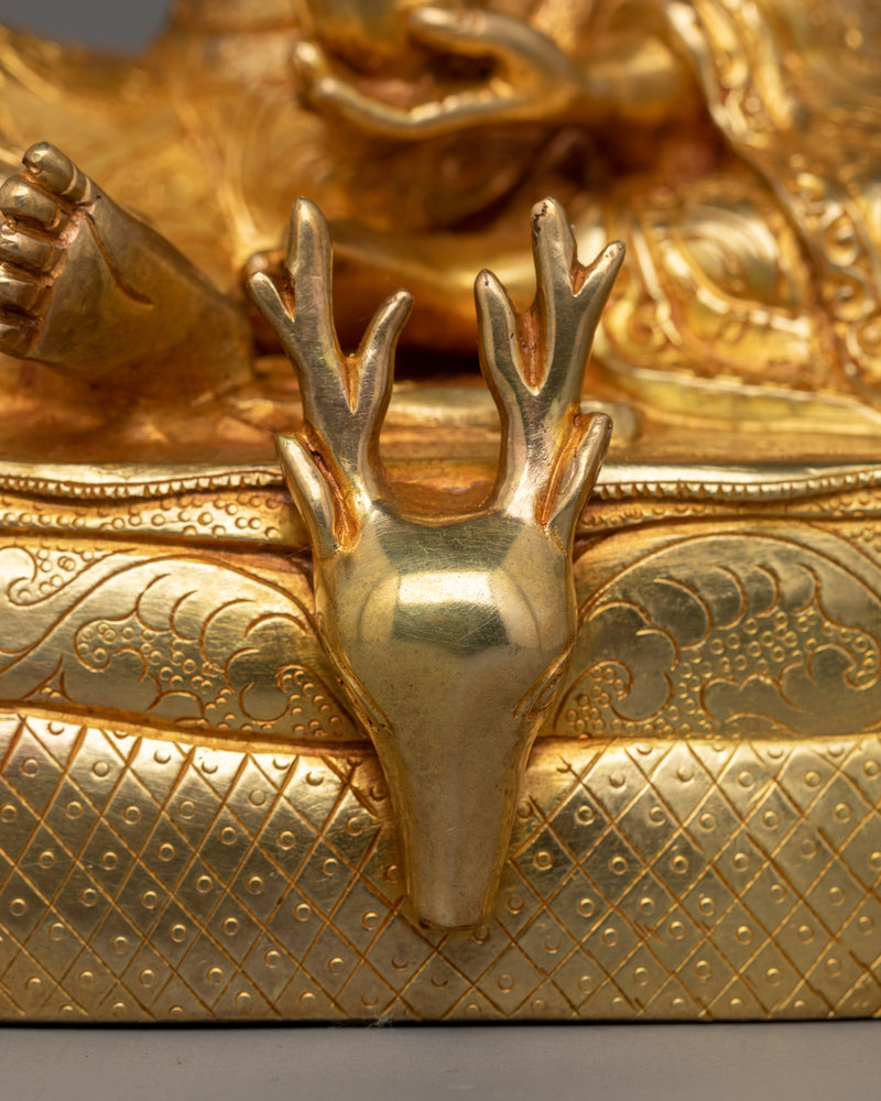 Enlightened Tibetan Milarepa Statue | A Sacred Symbol of Devotion