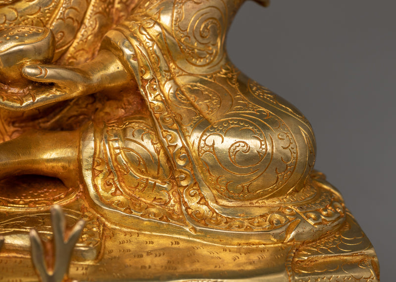 Enlightened Tibetan Milarepa Statue | A Sacred Symbol of Devotion