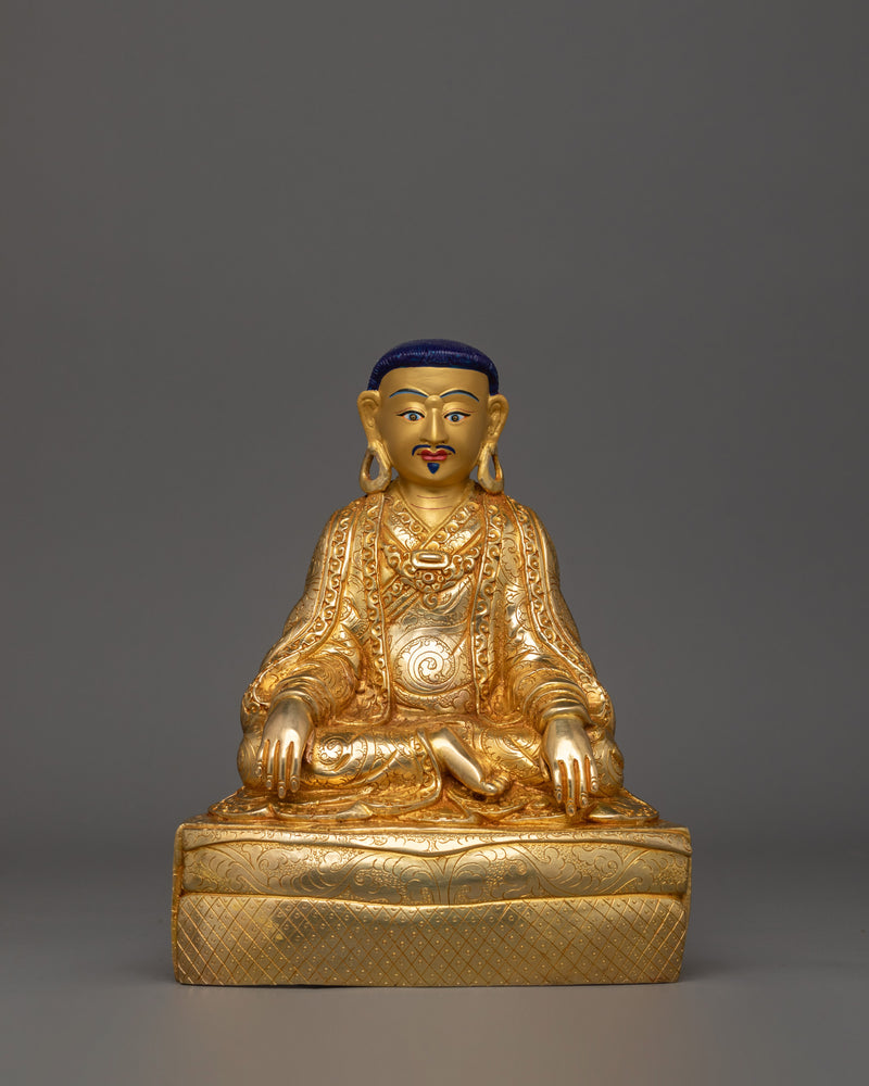 24K Gold Gilded Kagyu Master set Statue | Honoring the Great Vajrayana Lineage
