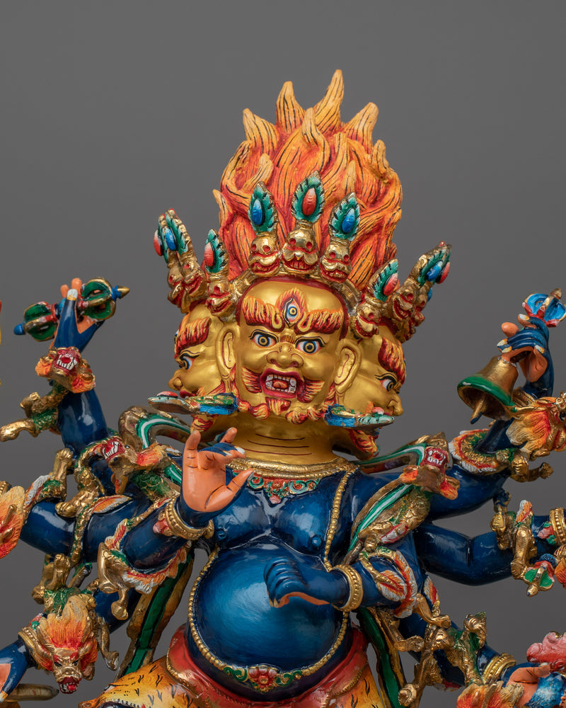 Uchusma with Beautiful Acrylic Painting Statue | The Powerful Protector