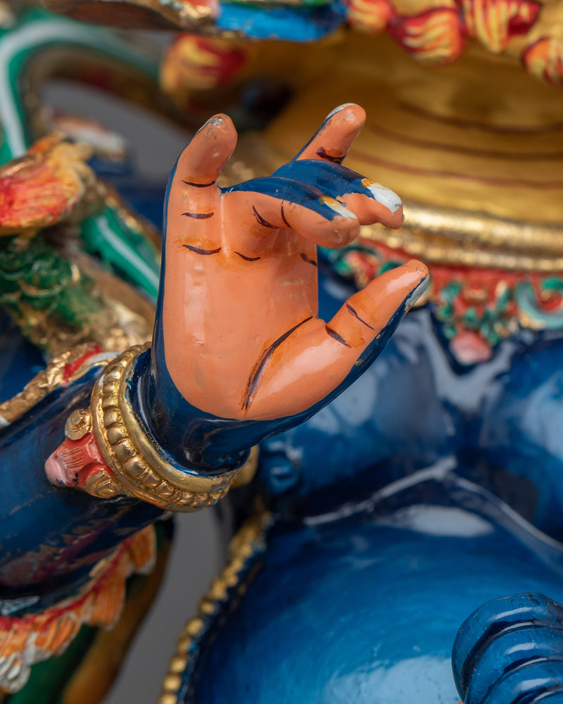 Uchusma with Beautiful Acrylic Painting Statue | The Powerful Protector