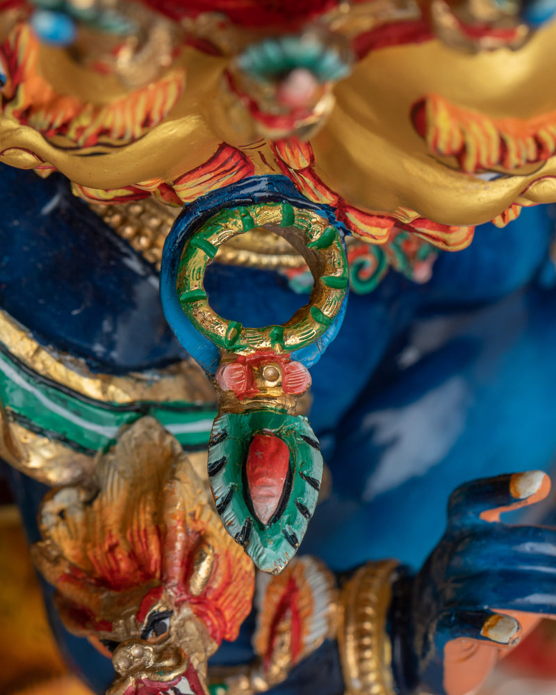 Uchusma with Beautiful Acrylic Painting Statue | The Powerful Protector
