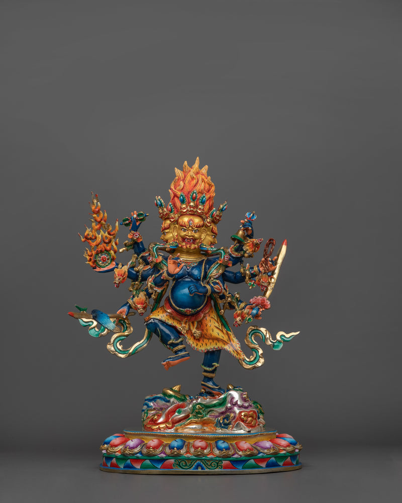 Uchusma with Beautiful Acrylic Painting Statue | The Powerful Protector
