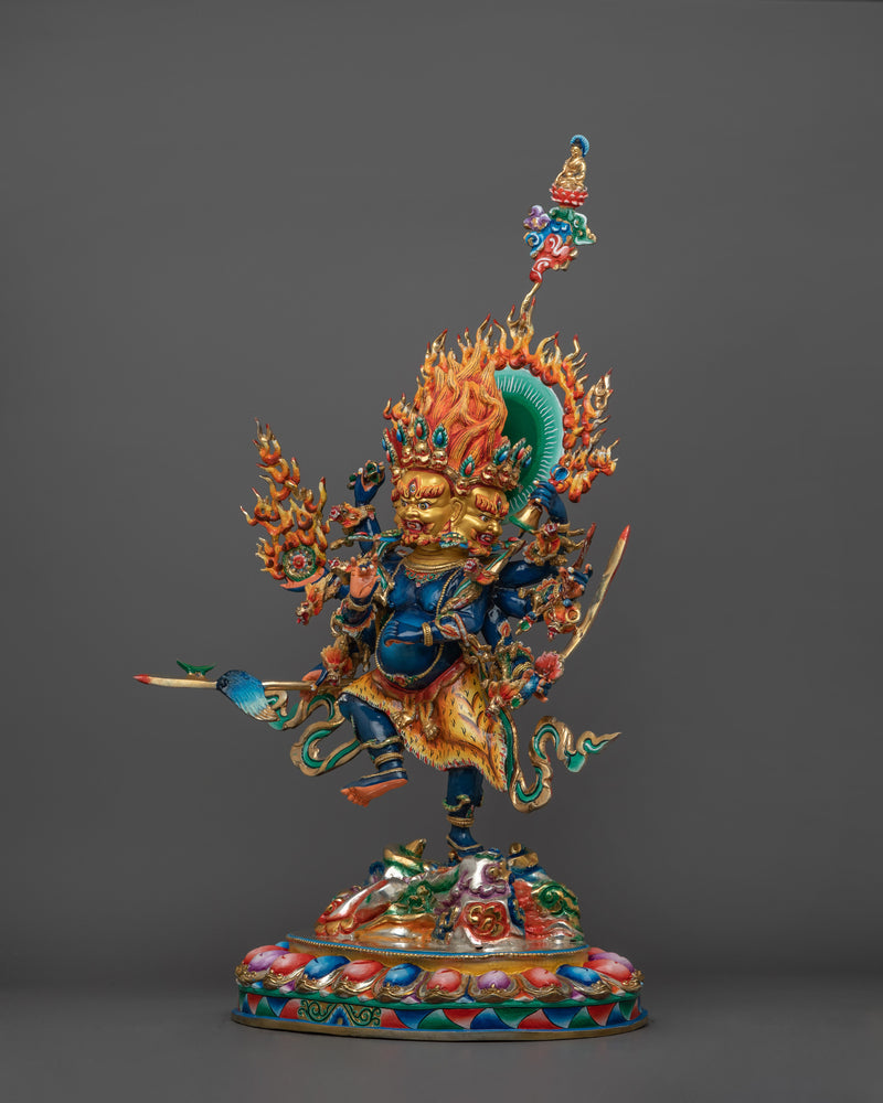 Uchusma with Beautiful Acrylic Painting Statue | The Powerful Protector