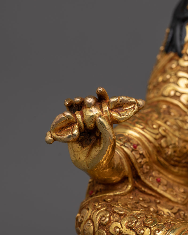 Statue Of Guru Rinpoche with consort | Mandarava and Yeshe Tsogyal