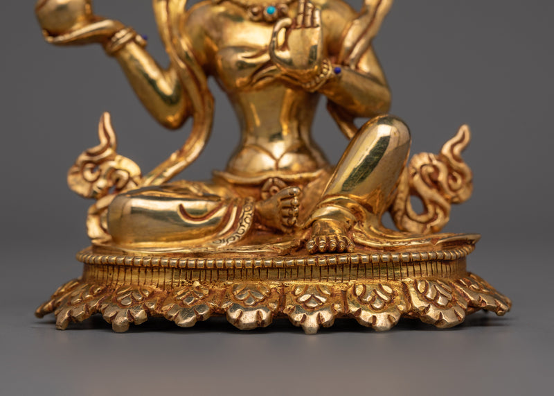 Handmade Yeshe Tsogyal and Mandarva Statue Set | The Dakini of Wisdom
