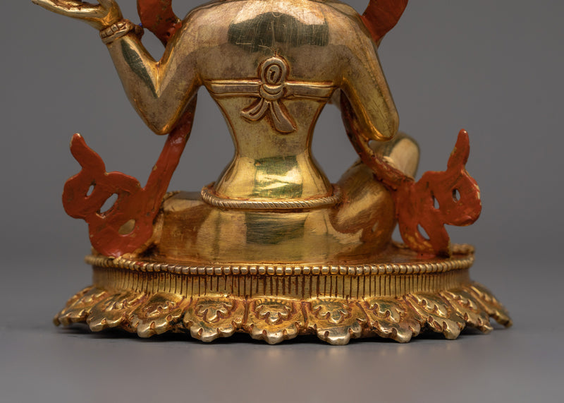 Handmade Yeshe Tsogyal and Mandarva Statue Set | The Dakini of Wisdom