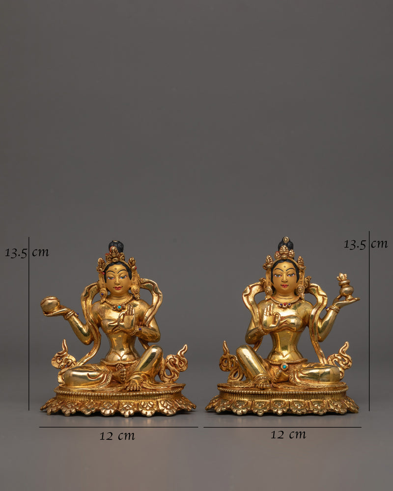 yeshe-tsogyal-and-mandarva-statue-set