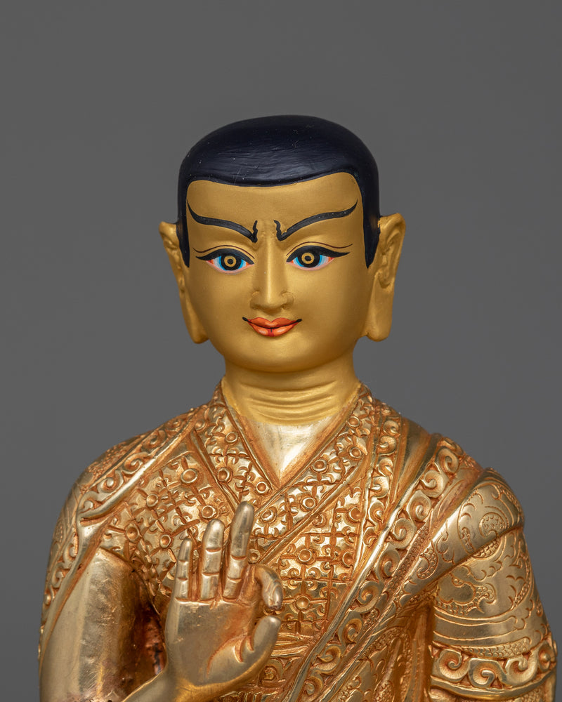 Himalayan Statue of Tsongkhapa Set | Three Divine Teachers Set