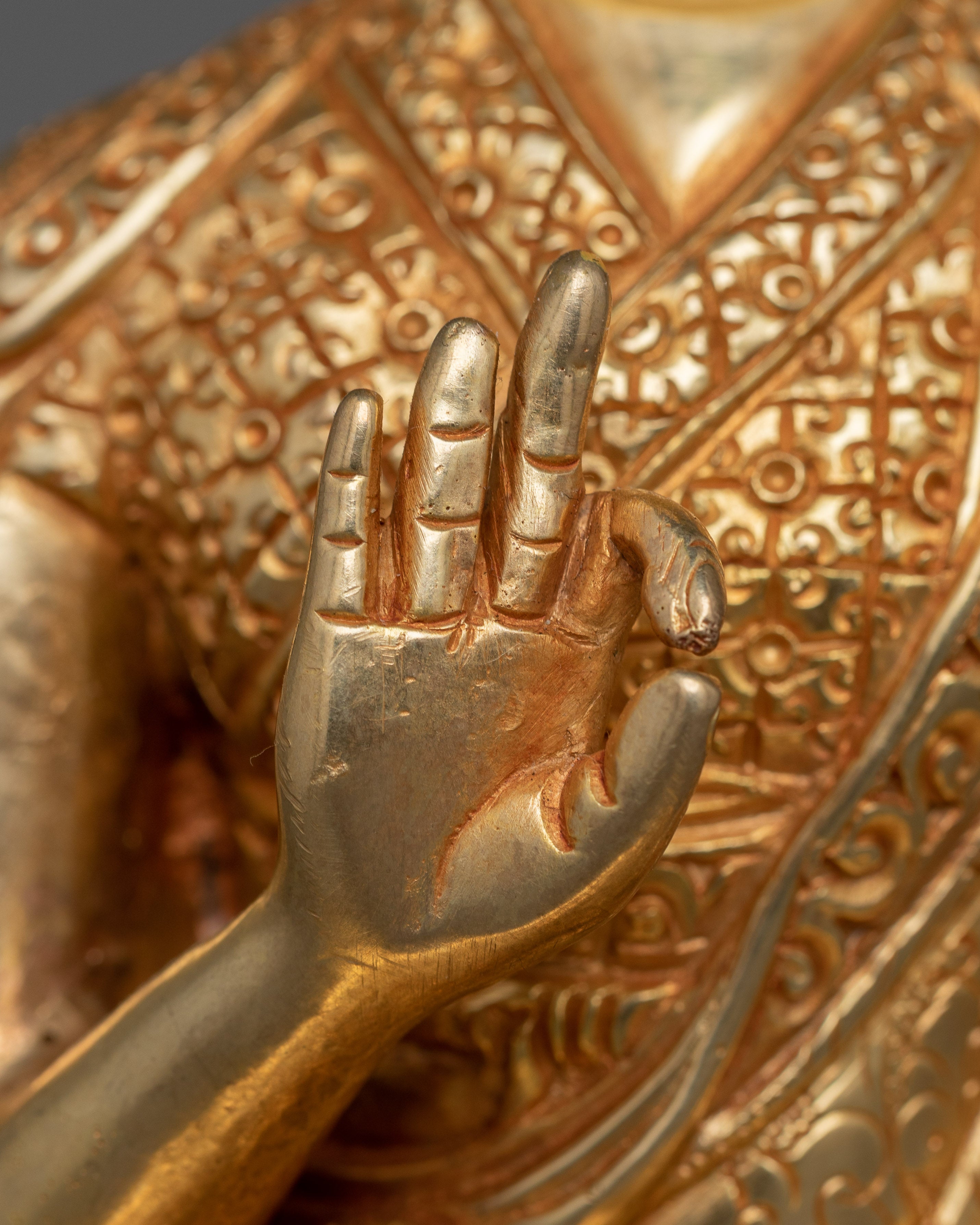 Himalayan Statue of Tsongkhapa Set | Three Divine Teachers Set