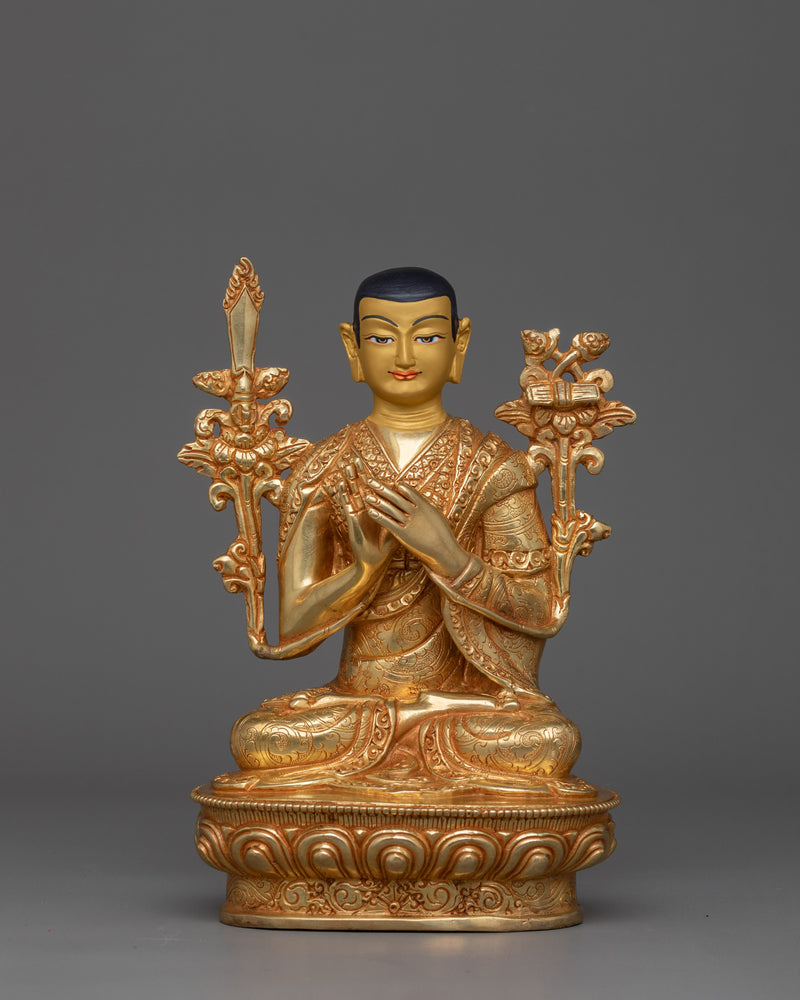 Himalayan Statue of Tsongkhapa Set | Three Divine Teachers Set