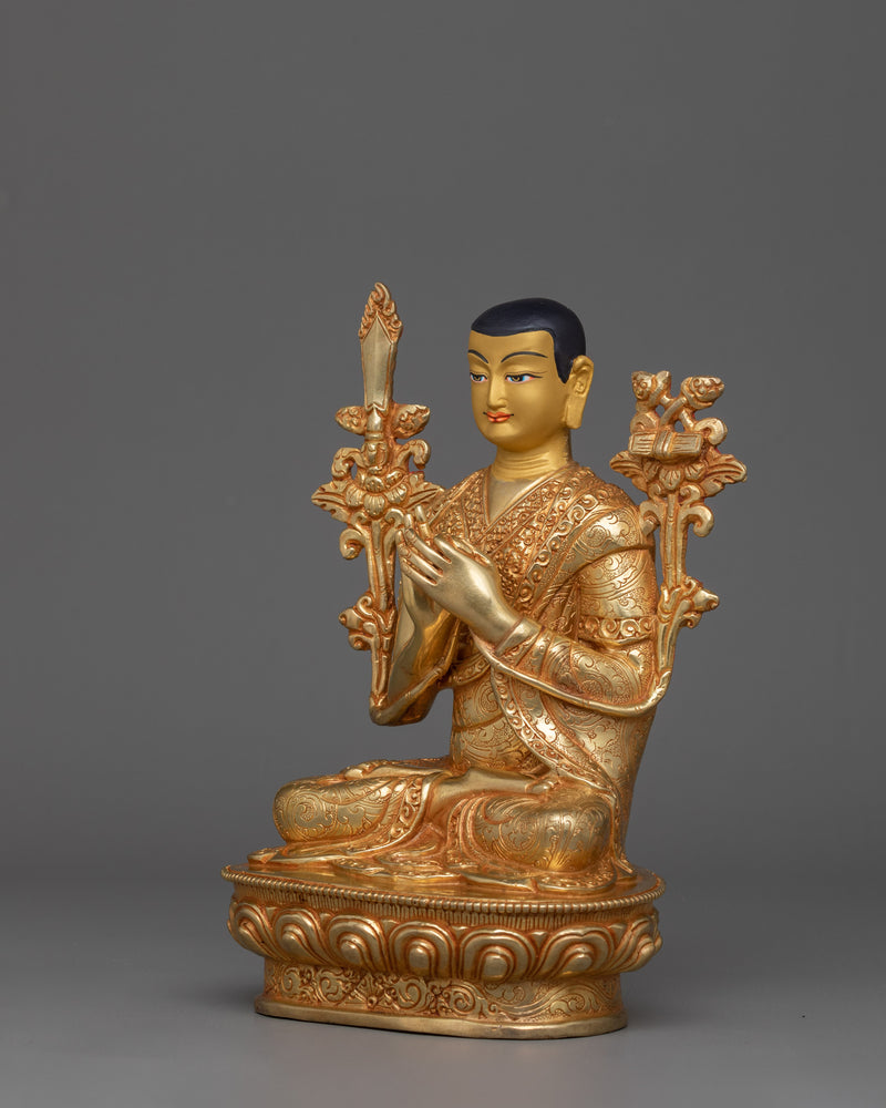 Himalayan Statue of Tsongkhapa Set | Three Divine Teachers Set
