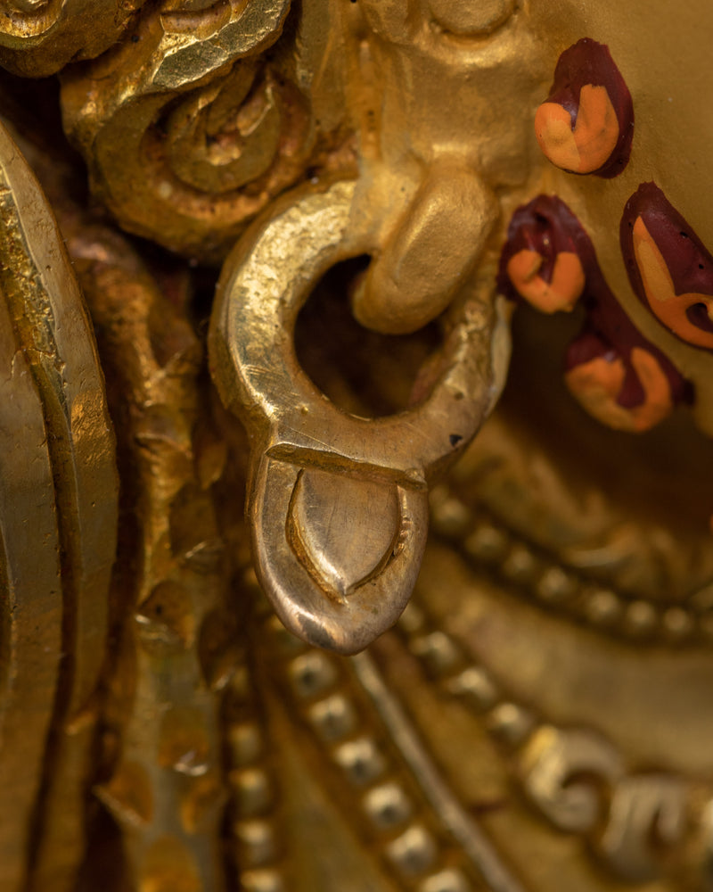 10.2 Inches Standing Vajrapani Statue  | The Embodiment of Power