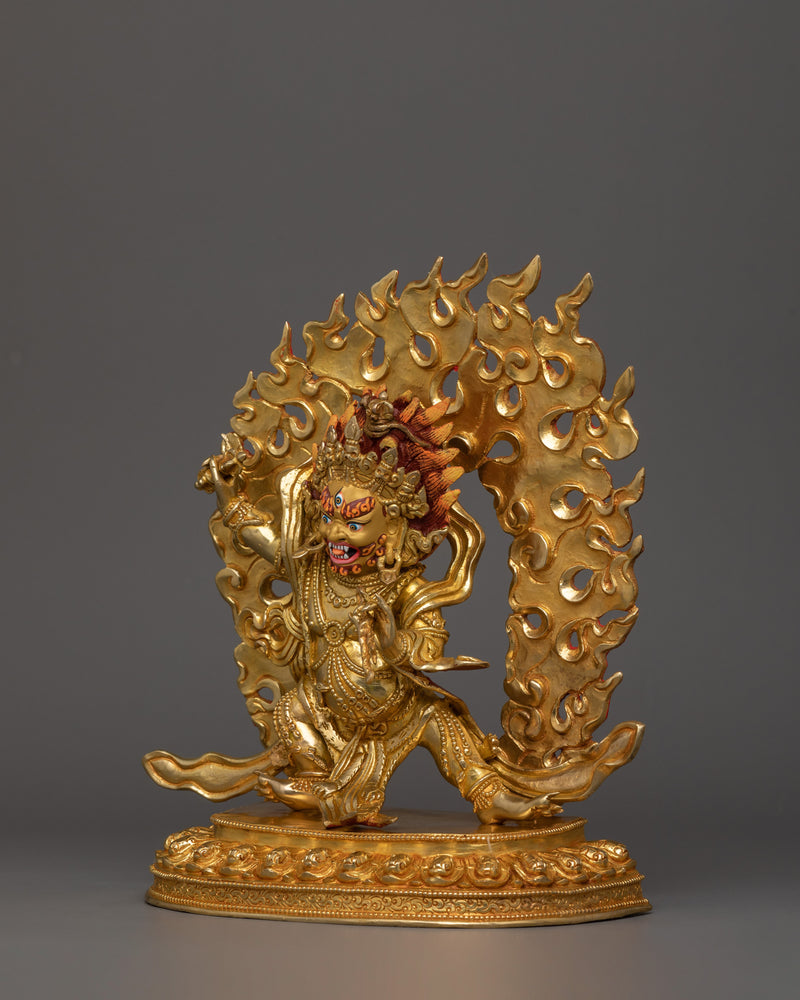 10.2 Inches Standing Vajrapani Statue  | The Embodiment of Power