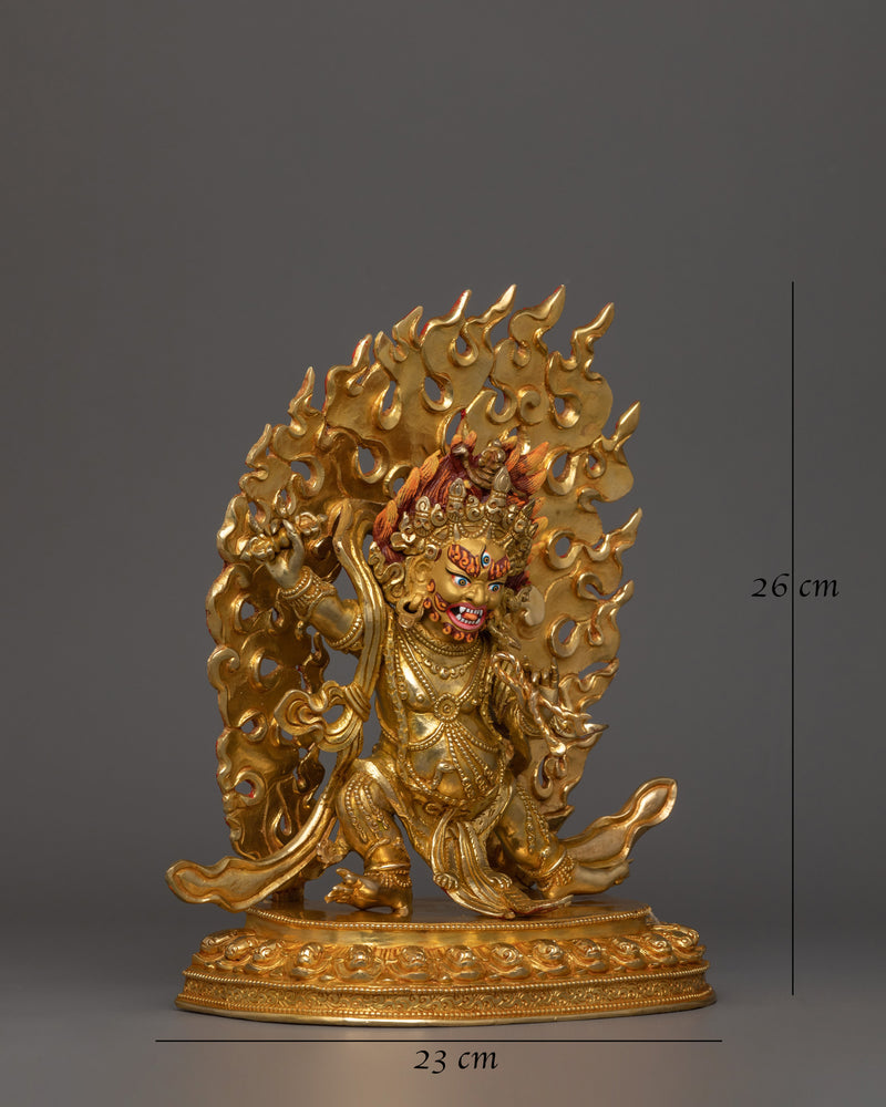 10.2 Inches Standing Vajrapani Statue  | The Embodiment of Power