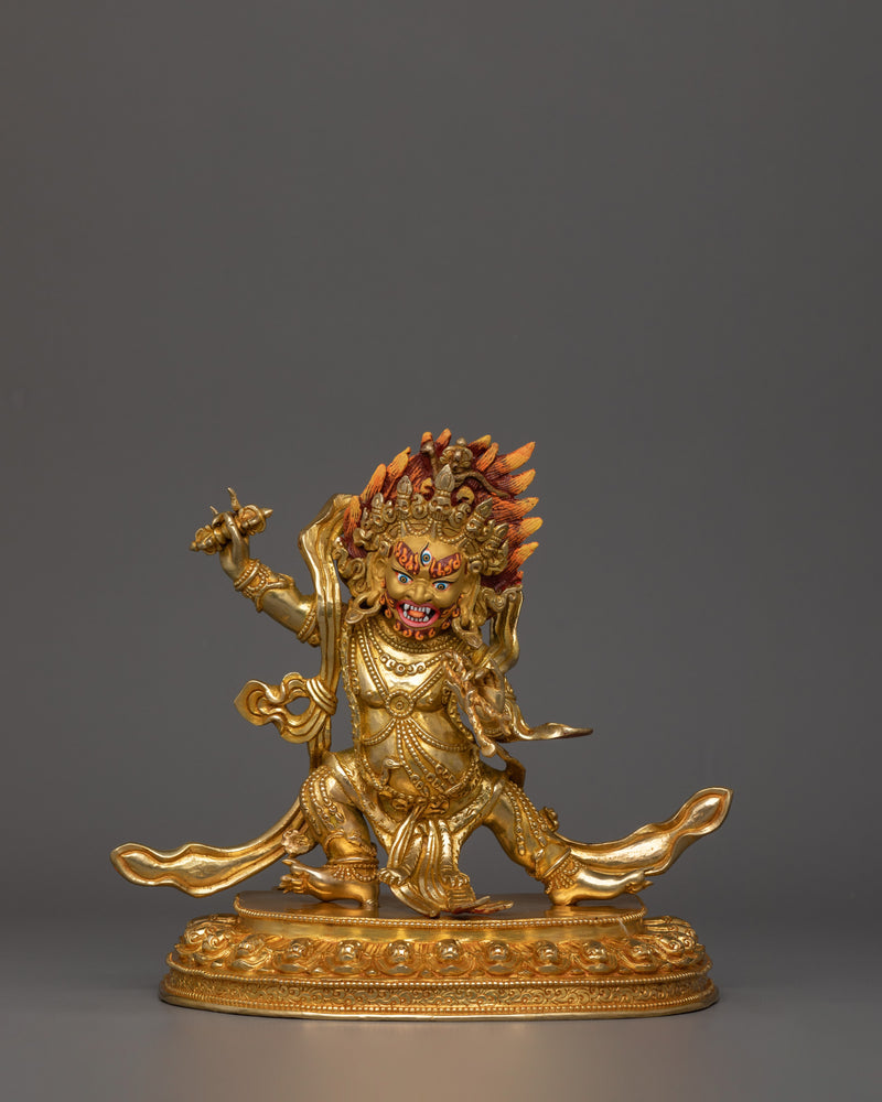 10.2 Inches Standing Vajrapani Statue  | The Embodiment of Power