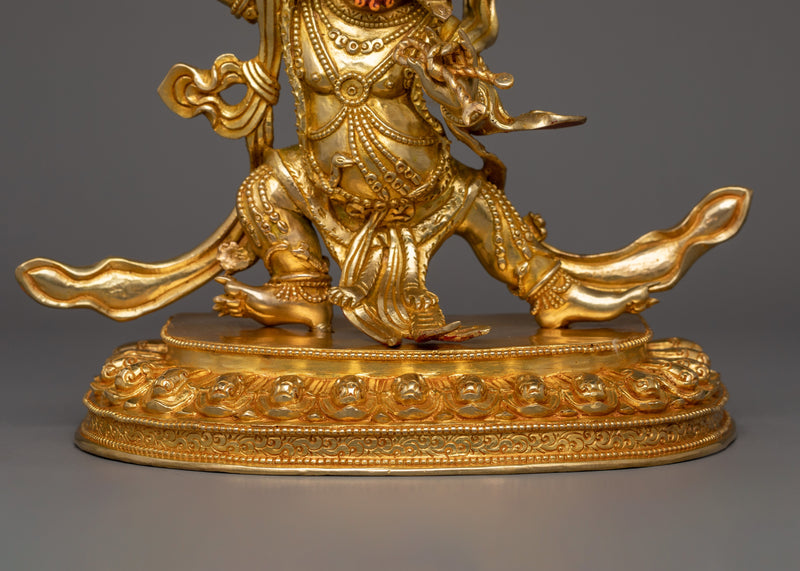 10.2 Inches Standing Vajrapani Statue  | The Embodiment of Power