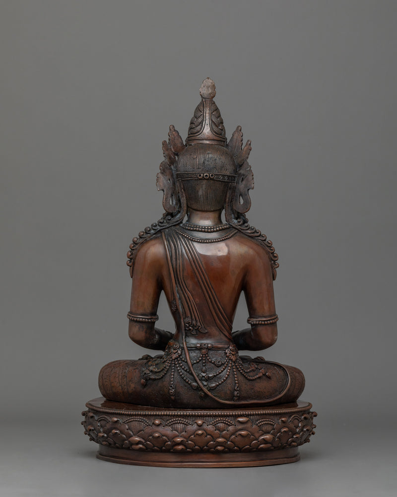 Amitayus Long Life Deity Statue | Wisdom and Light