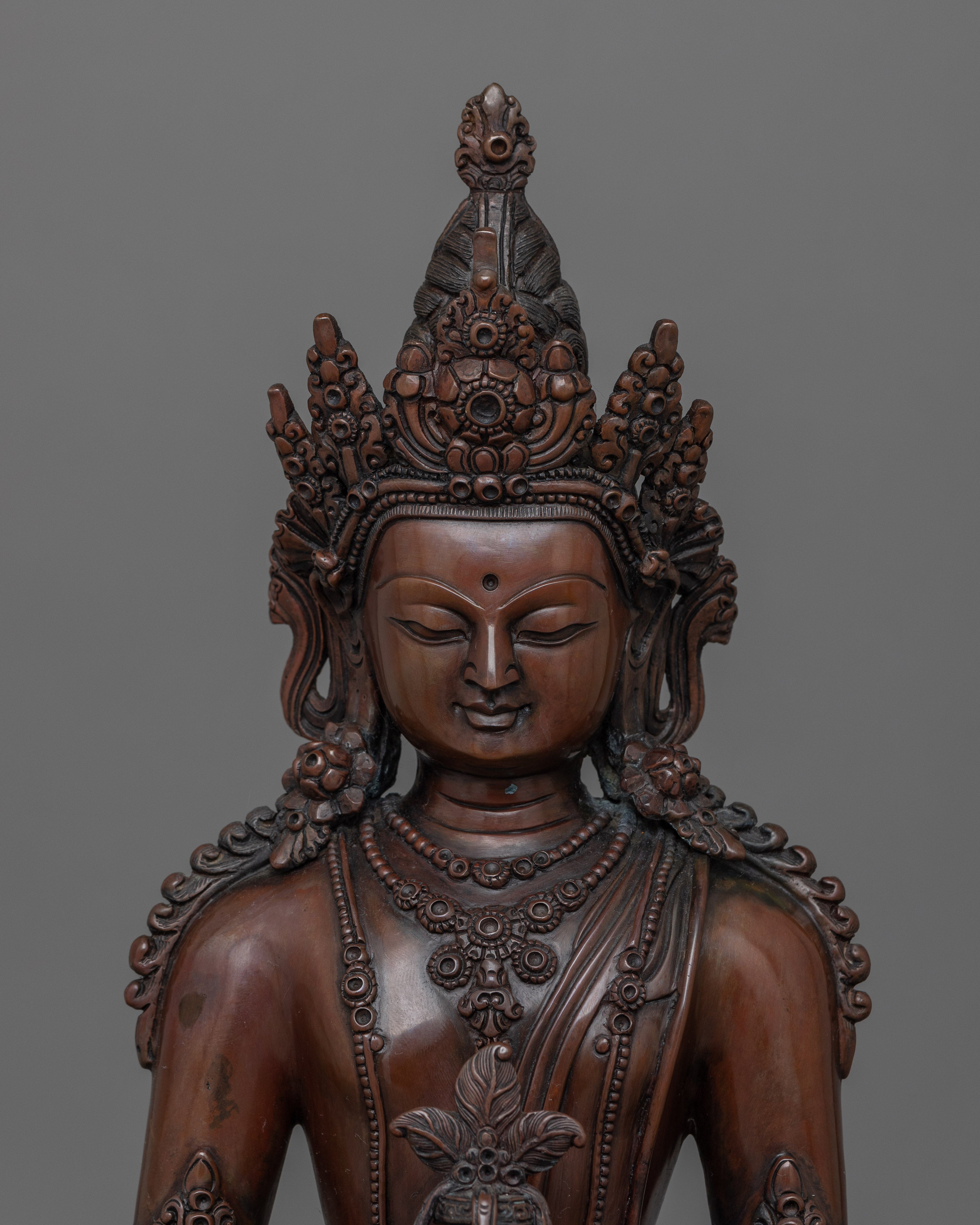 Amitayus Long Life Deity Statue | Wisdom and Light