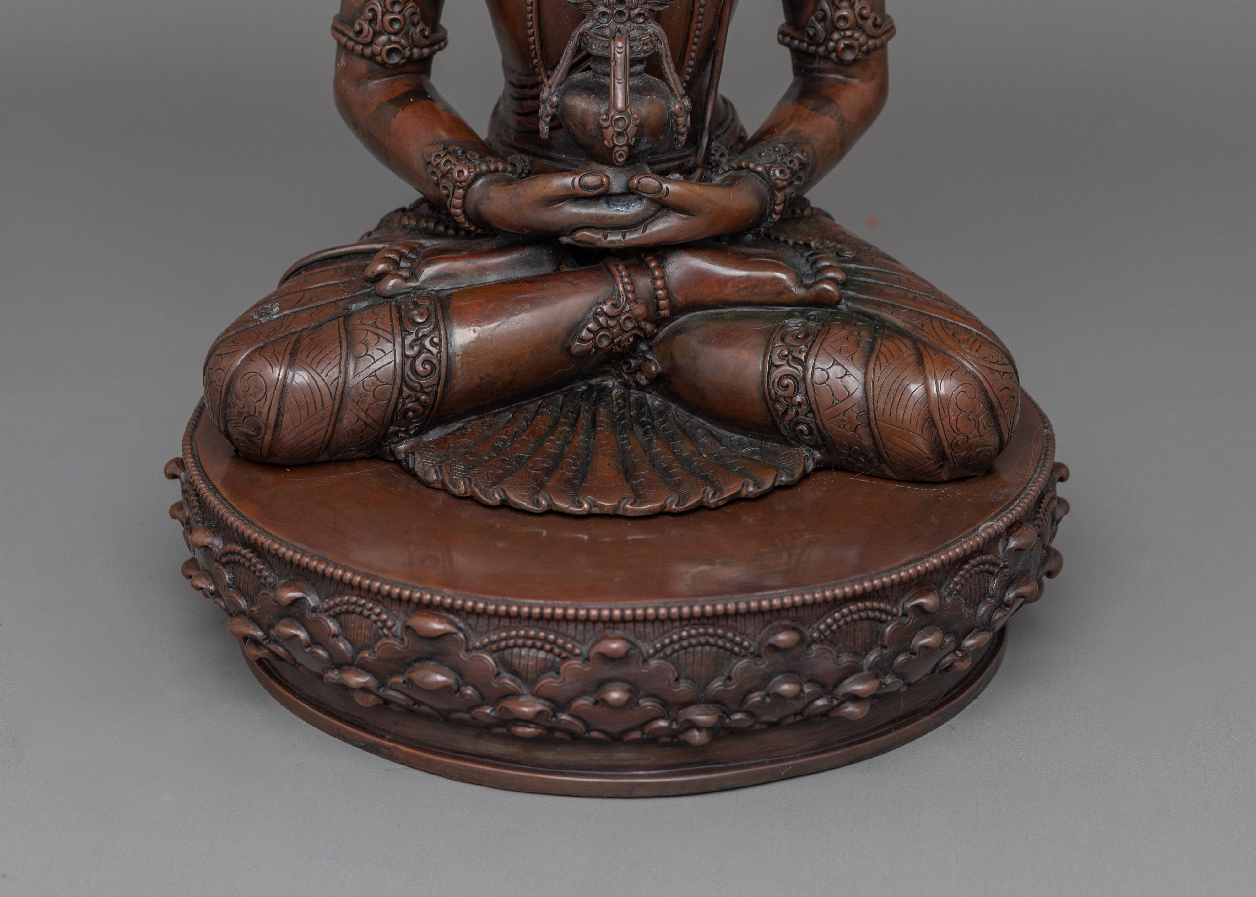 Amitayus Long Life Deity Statue | Wisdom and Light