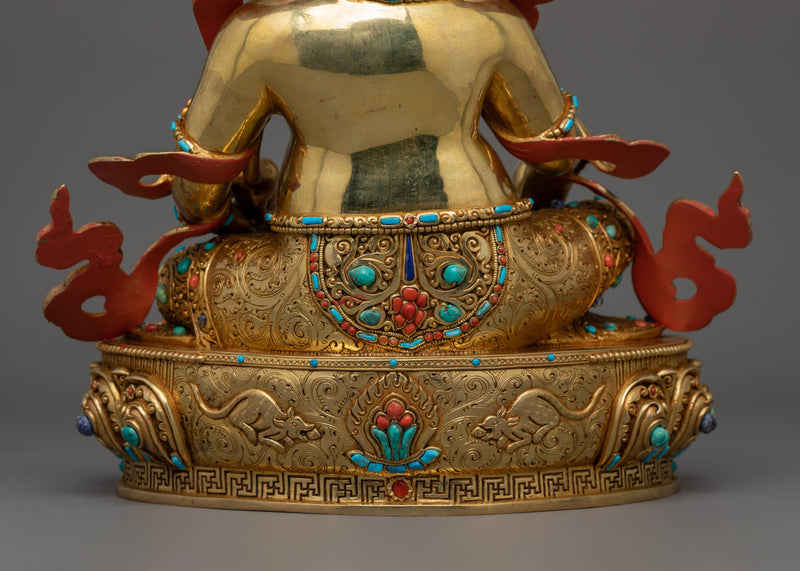 Tibetan Dzambhala Statue |  Buddha of Wealth and Fortune