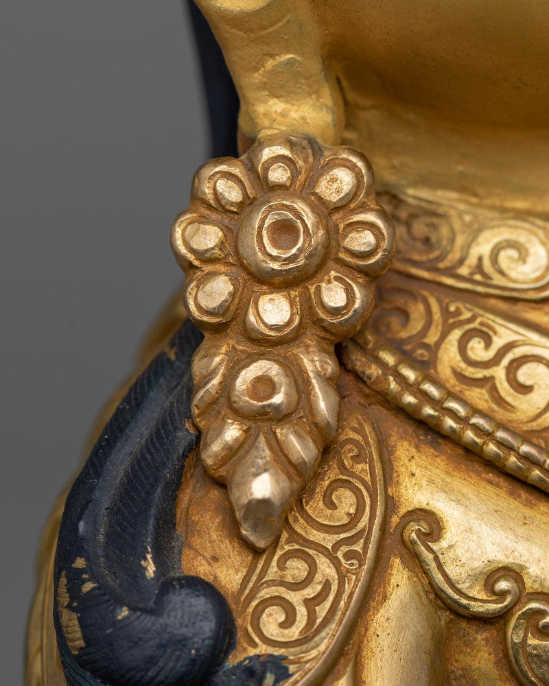 Himalayan Sculpture of Spiritual Awakening Guru Rinpoche | The Guru of Wisdom