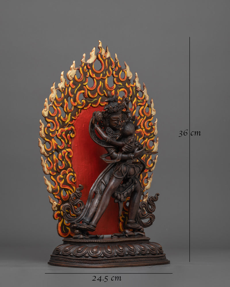 statue-of-yidam-deity-chakrasamvara