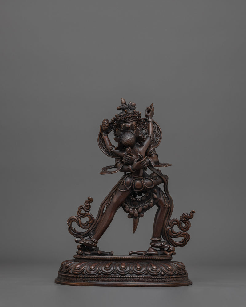 Handmade Statue of Yidam Deity Chakrasamvara | The Supreme Yidam of Enlightenment