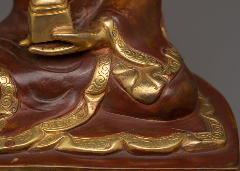 9.6 Inches Buddhist Master Statue | A Sacred Representation of Spiritual Guidance