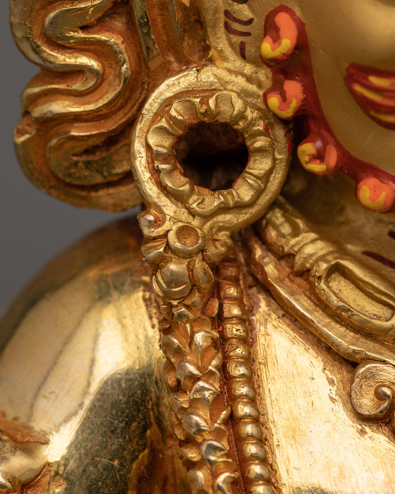 Standing Black Dzambhala Statue | Deity of Wealth and Prosperity