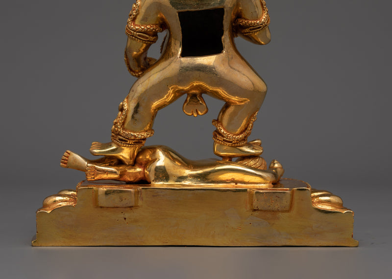 Standing Black Dzambhala Statue | Deity of Wealth and Prosperity