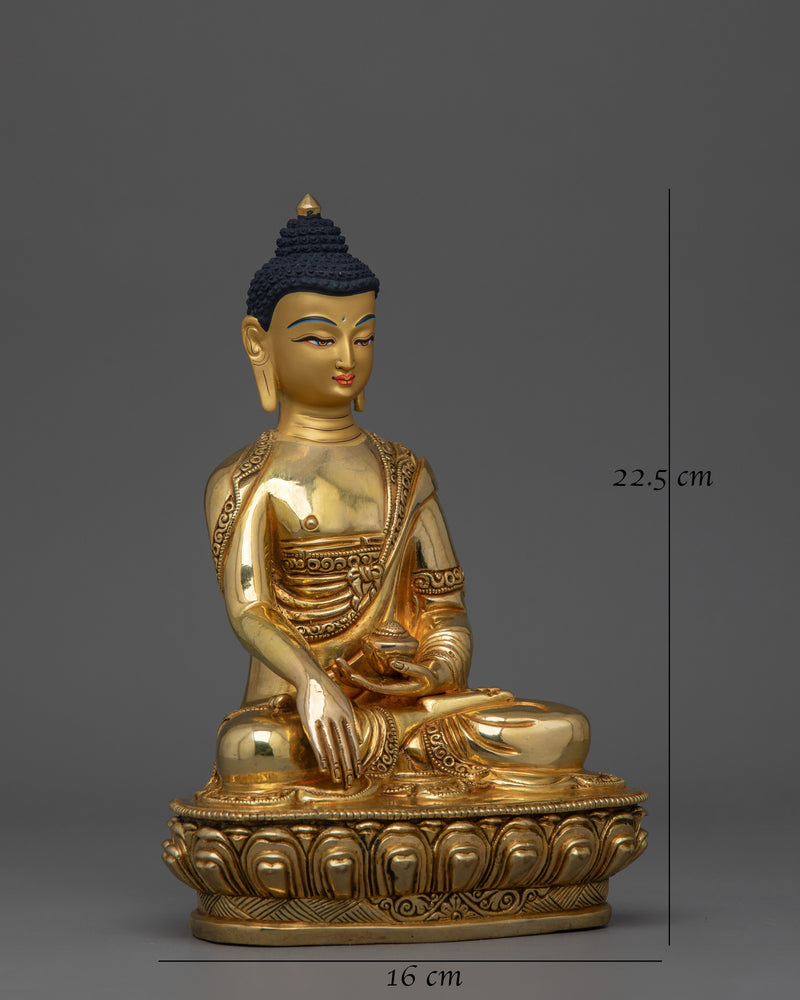 8.9 Inches Shakyamuni Buddha Statue | Also Know as Siddhartha Gautam