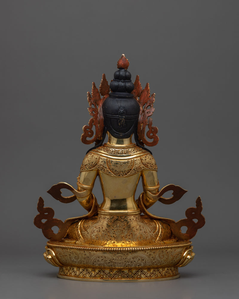 12.6 Inches Amitayus Statue | The Buddha of Infinite Life