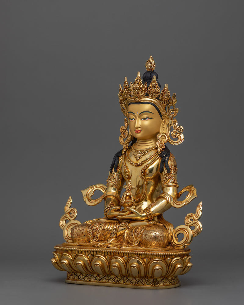 12.6 Inches Amitayus Statue | The Buddha of Infinite Life