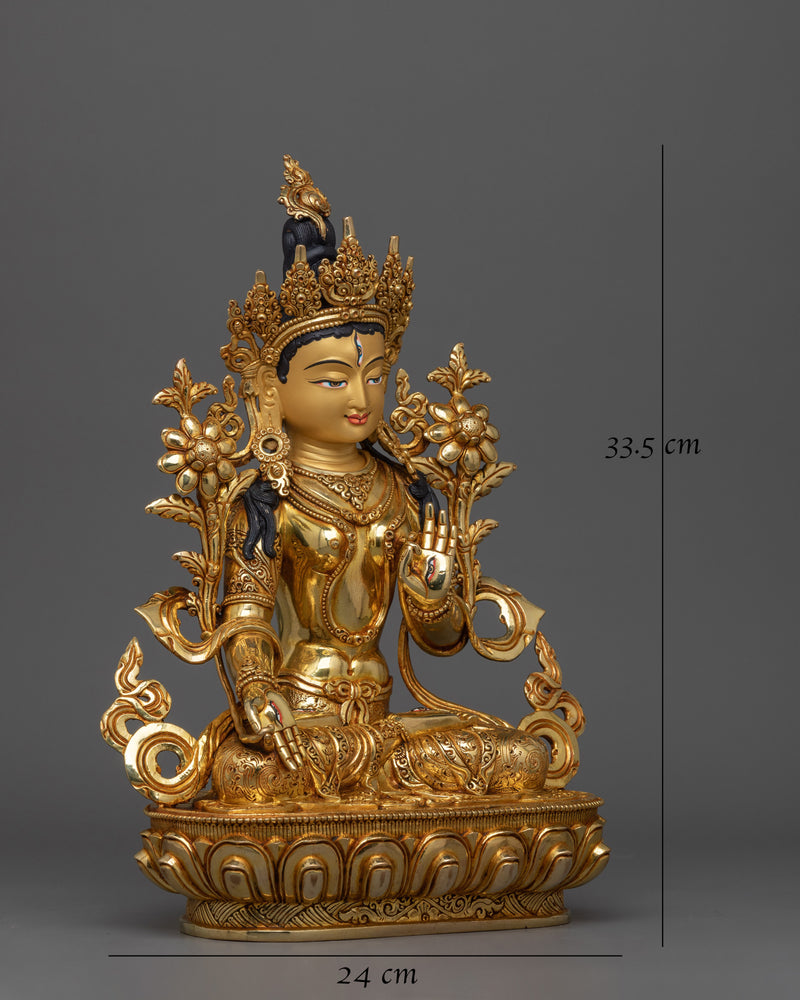 Beautiful Goddess White Tara