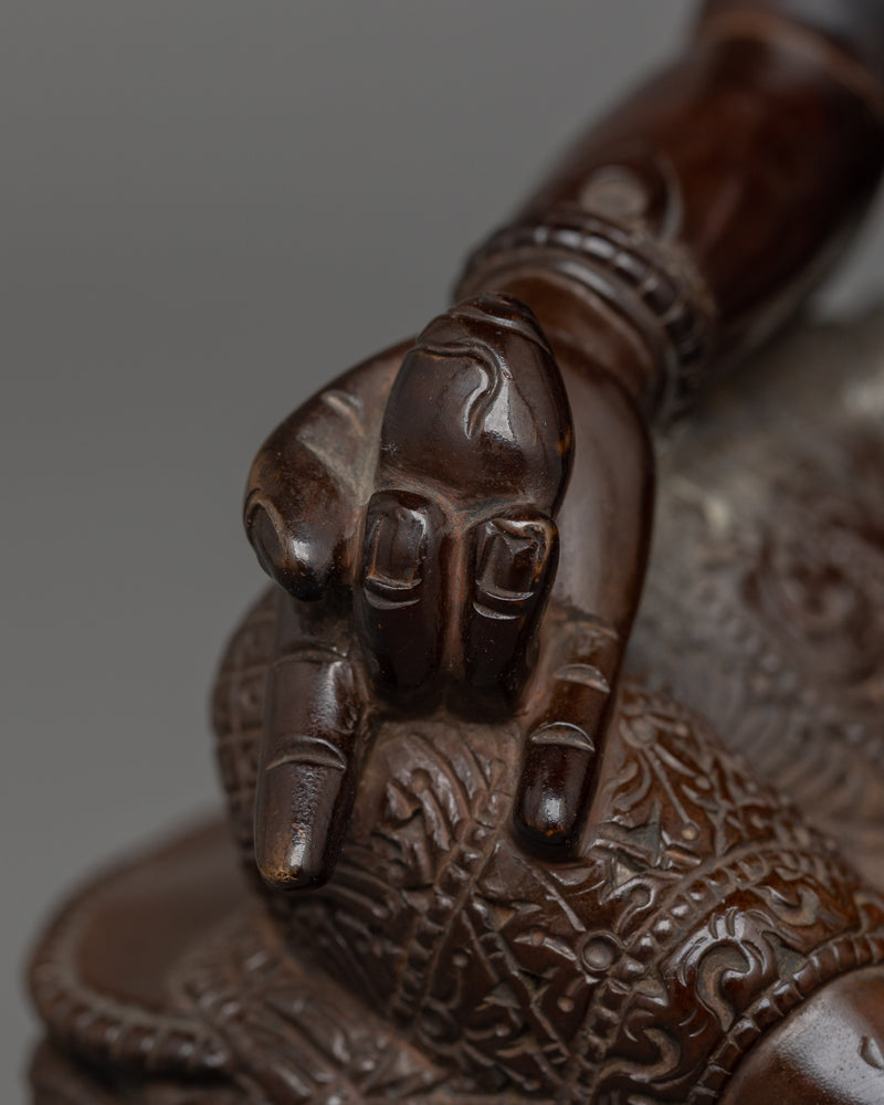 Handmade Small Dzambhala Statue  |  The Buddhist God of Wealth and Prosperity