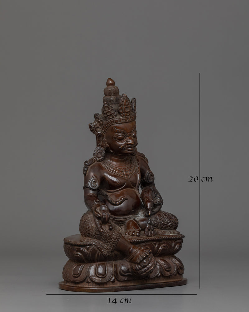 Handmade Small Dzambhala Statue  |  The Buddhist God of Wealth and Prosperity