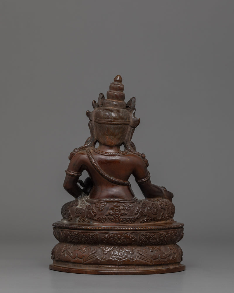 Handmade Small Dzambhala Statue  |  The Buddhist God of Wealth and Prosperity