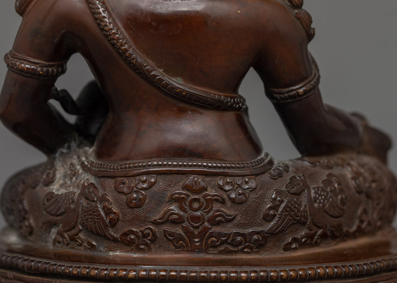 Handmade Small Dzambhala Statue  |  The Buddhist God of Wealth and Prosperity