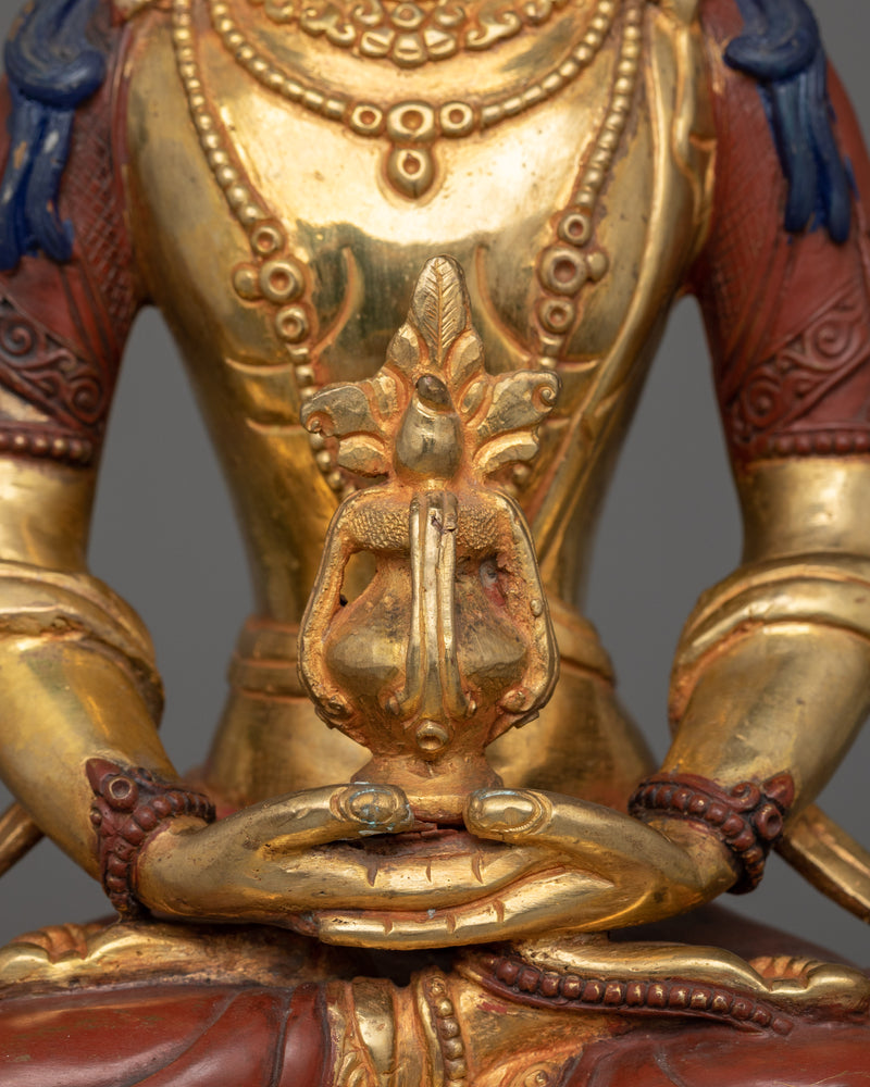 Healing Deity Amitayus Statue | Traditional Himalayan Art