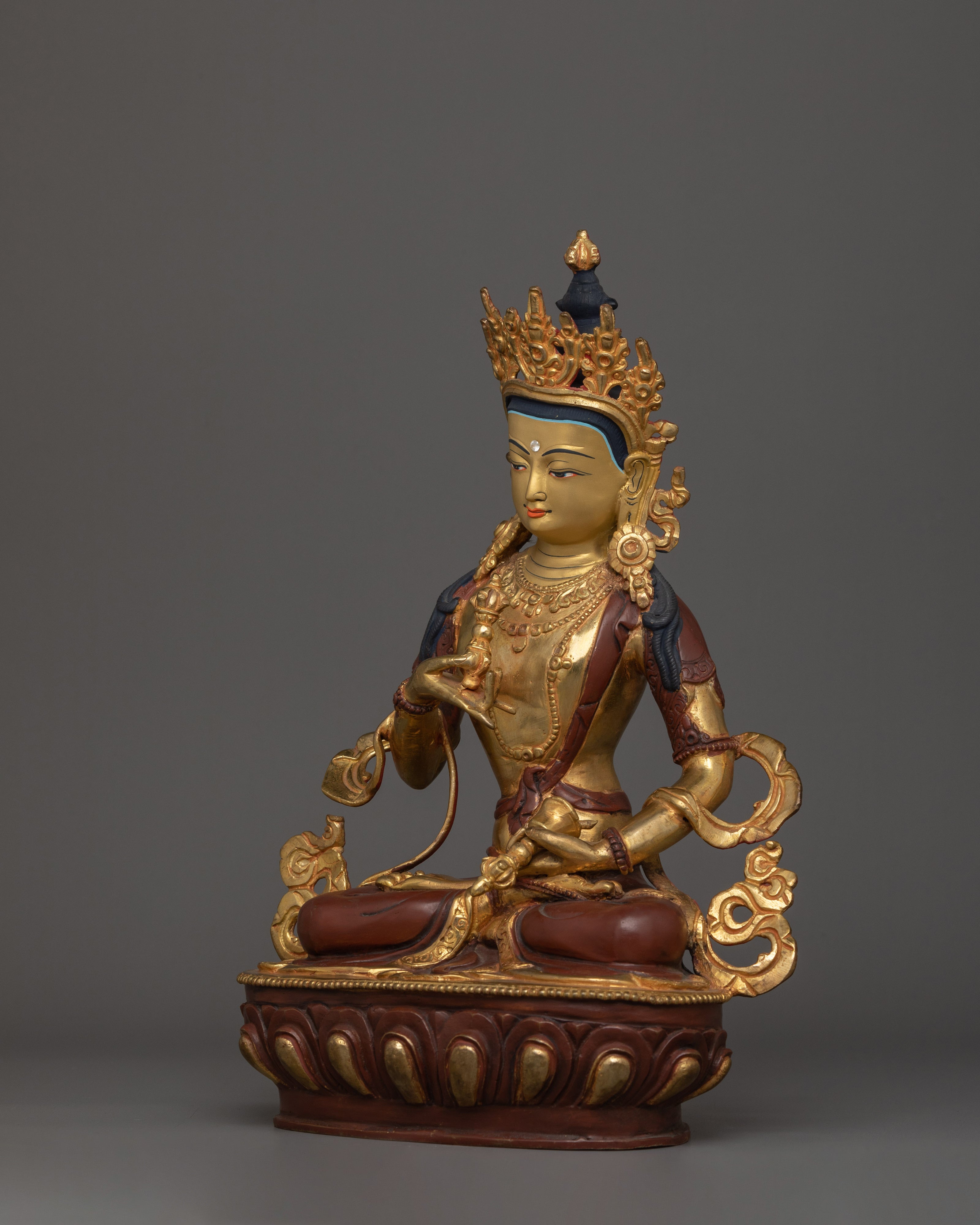 Handcrafted Statue of Dorje Sempa | The Deity of Purification and Wisdom