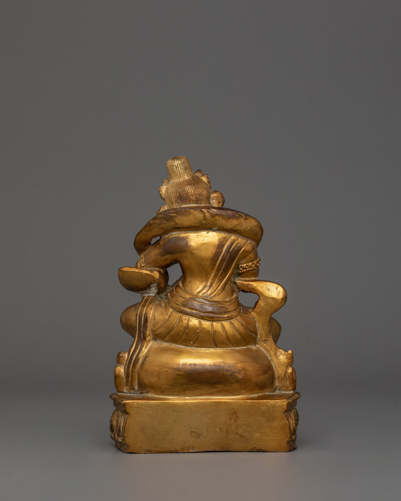 Handmade Statue of Dzambhala Deity | The Wealth Deity of Prosperity and Abundance