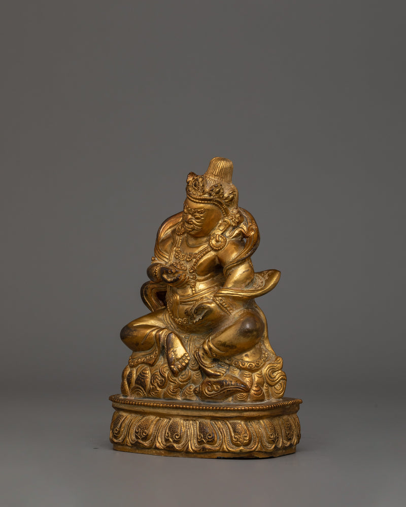 Handmade Statue of Dzambhala Deity | The Wealth Deity of Prosperity and Abundance