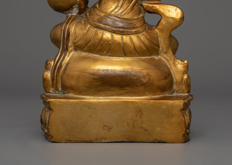 Handmade Statue of Dzambhala Deity | The Wealth Deity of Prosperity and Abundance