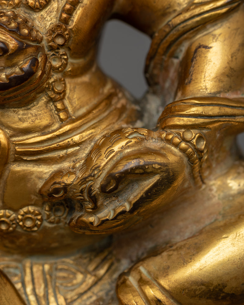 Handmade Statue of Dzambhala Deity | The Wealth Deity of Prosperity and Abundance
