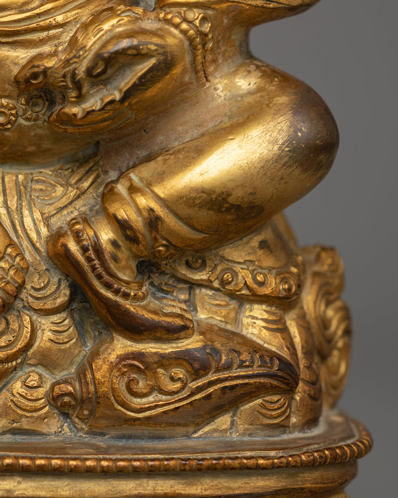 Handmade Statue of Dzambhala Deity | The Wealth Deity of Prosperity and Abundance