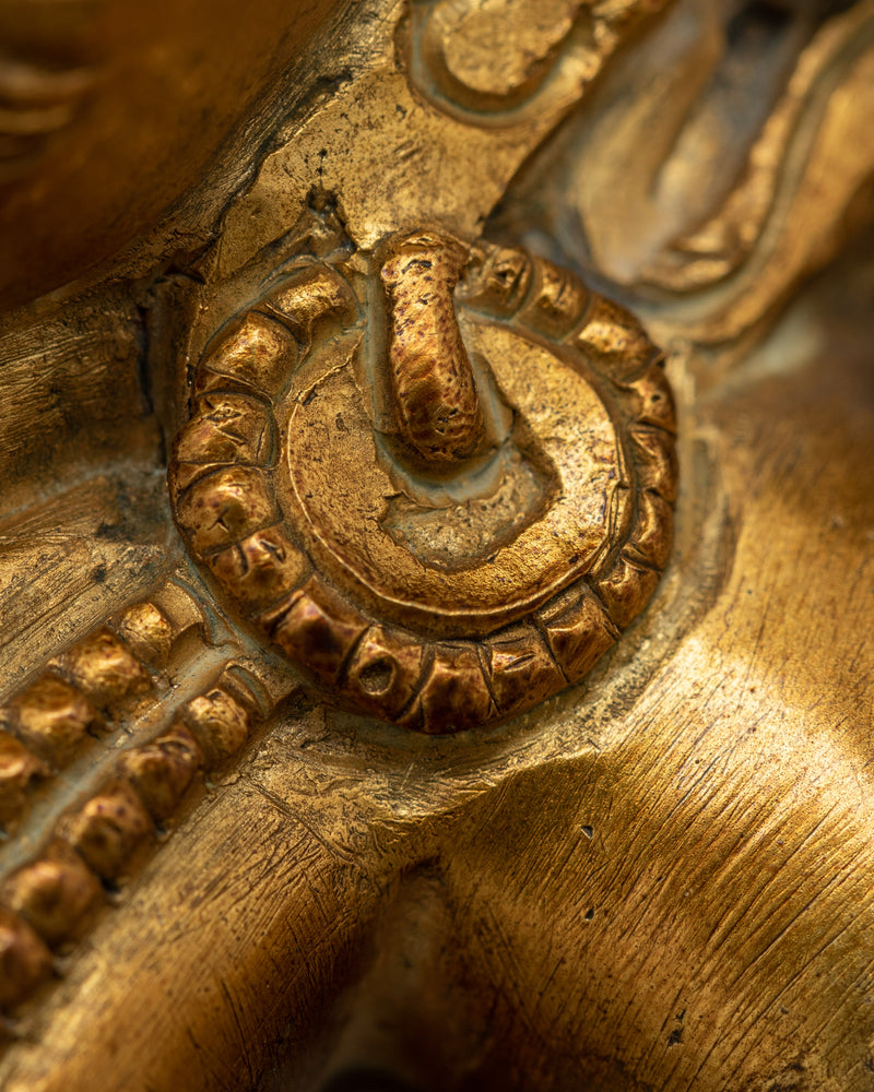 Handmade Statue of Dzambhala Deity | The Wealth Deity of Prosperity and Abundance