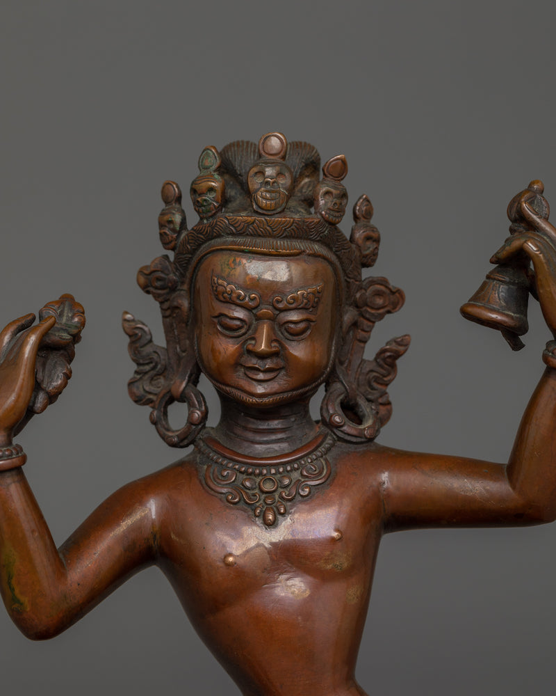 Himalayan Figurine of Ghantapa | Holder of the Sacred Bell