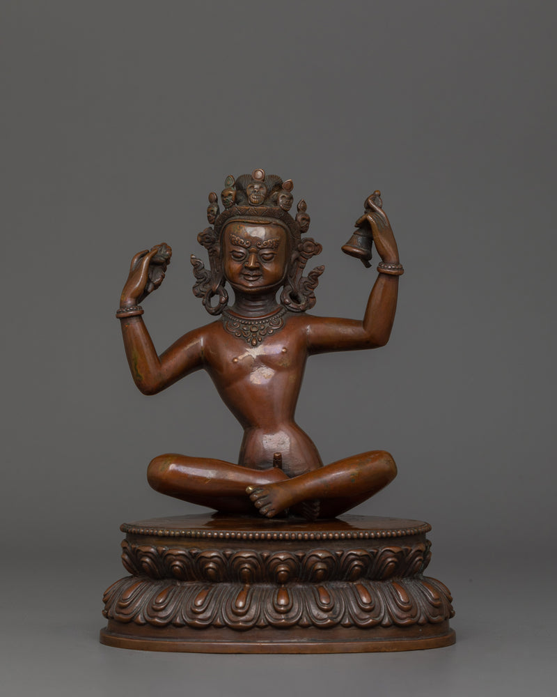 Himalayan Figurine of Ghantapa | Holder of the Sacred Bell