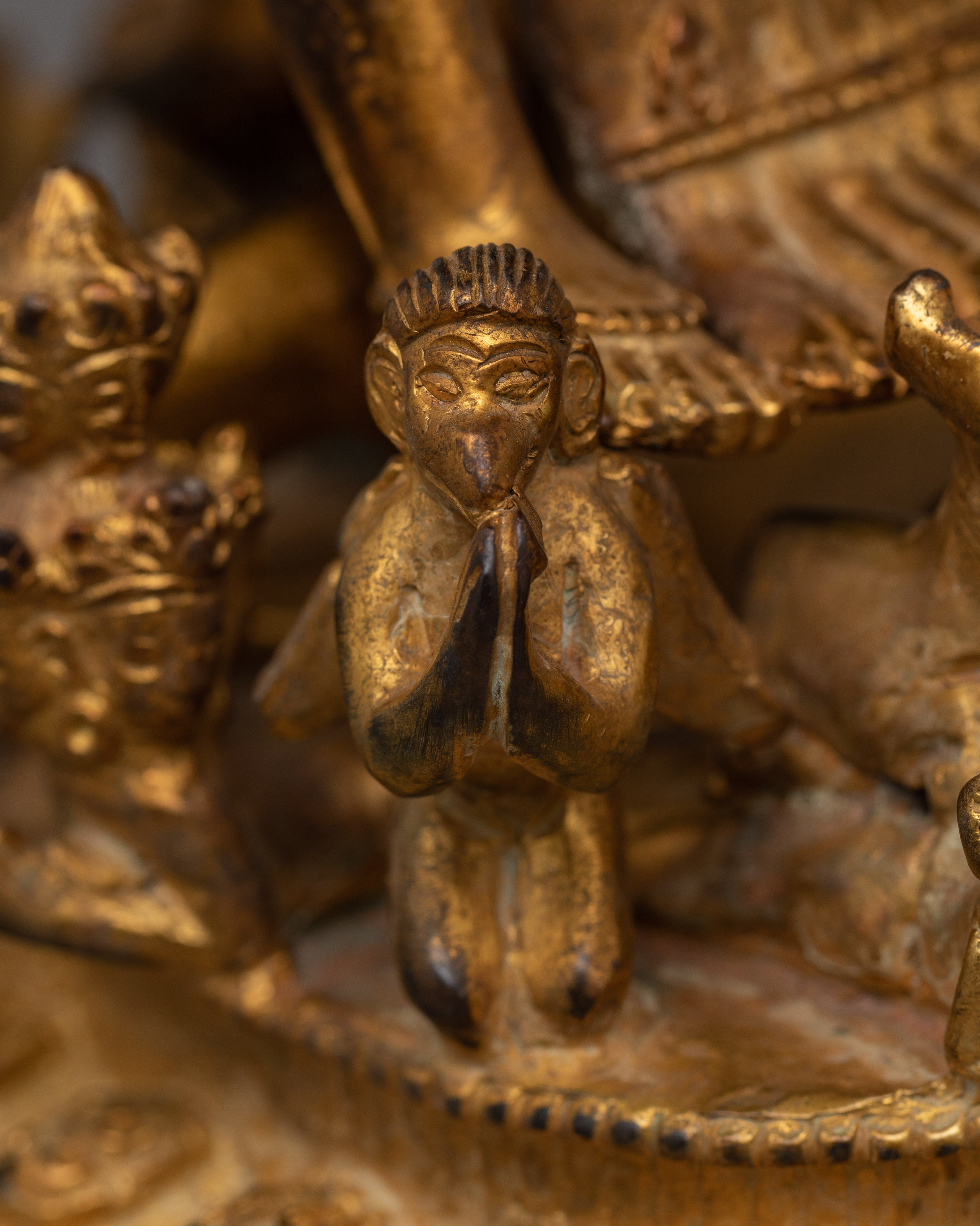 Handmade Figurine of Vajrabhairava | The Wrathful Protector of Wisdom